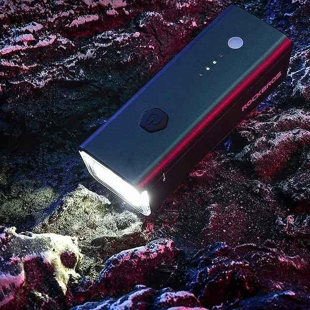 Dritë biçiklete Rockbros 24510003001, 260 lm, 1500 mAh, LED, e zezë