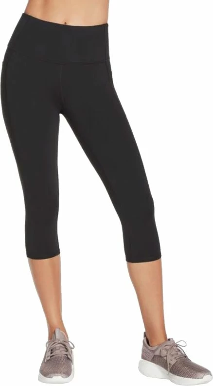 Shorce capri për femra Skechers, të zeza