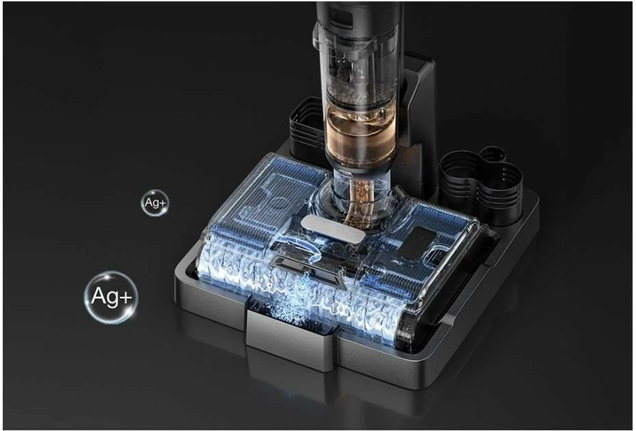 Fshesë elektrike JIMMY PW11 Pro 4w1, 4600 mAh, argjendtë-zi