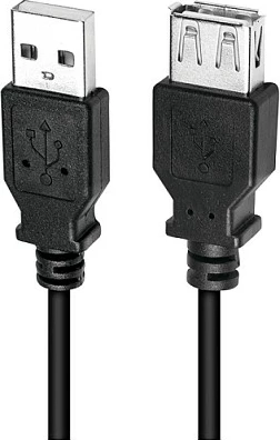 Kabllo USB LogiLink USB 2.0, USB-A/M në USB-A/F, 3 m, e zezë