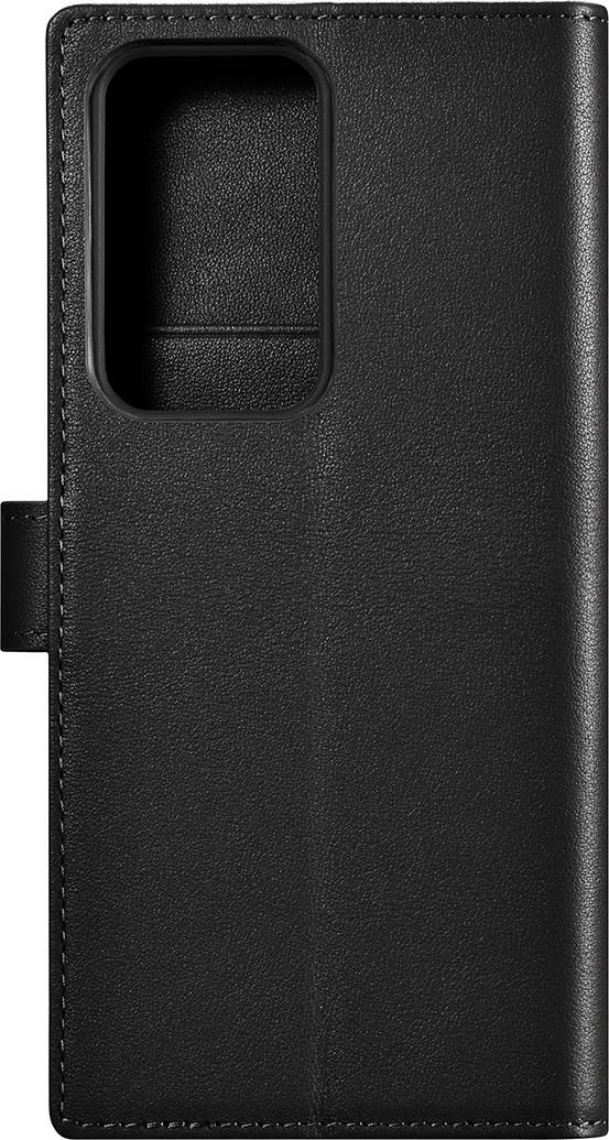 Mbështjellës iCarer Haitang Wallet për Samsung Galaxy S23 Ultra, lëkurë, i zi