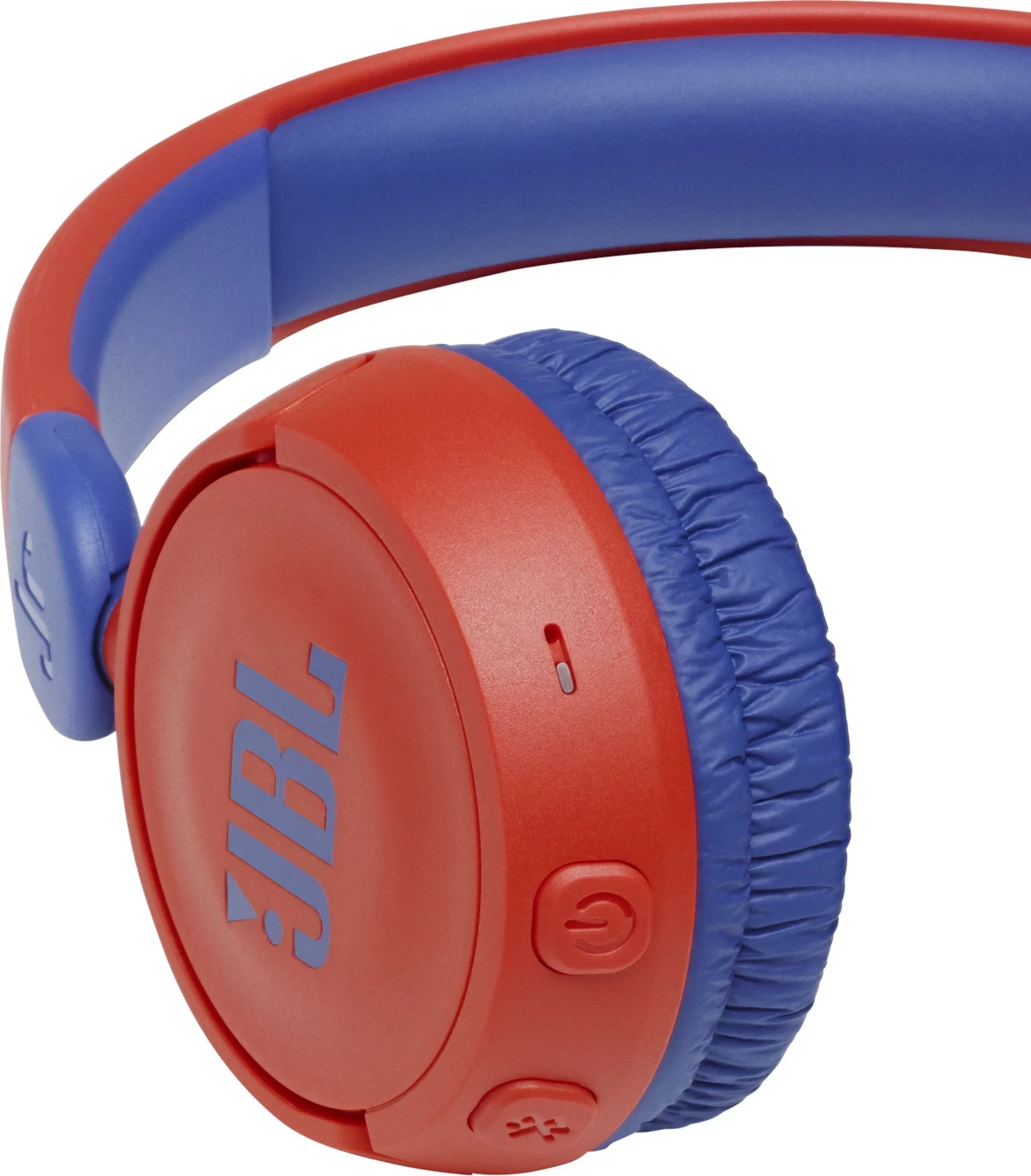 Kufje JBL JR310 BT Bluetooth, 30 orë bateri, limit 85 dB, për fëmijë, të kuqe, me sticker set