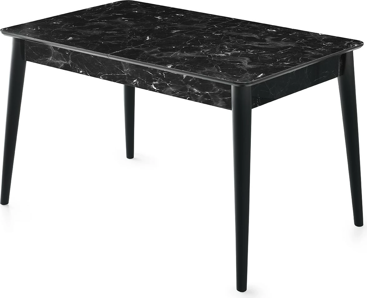 Tavolinë ngrënieje zgjatëse, ngjyrë antracit, Lotus - 1121