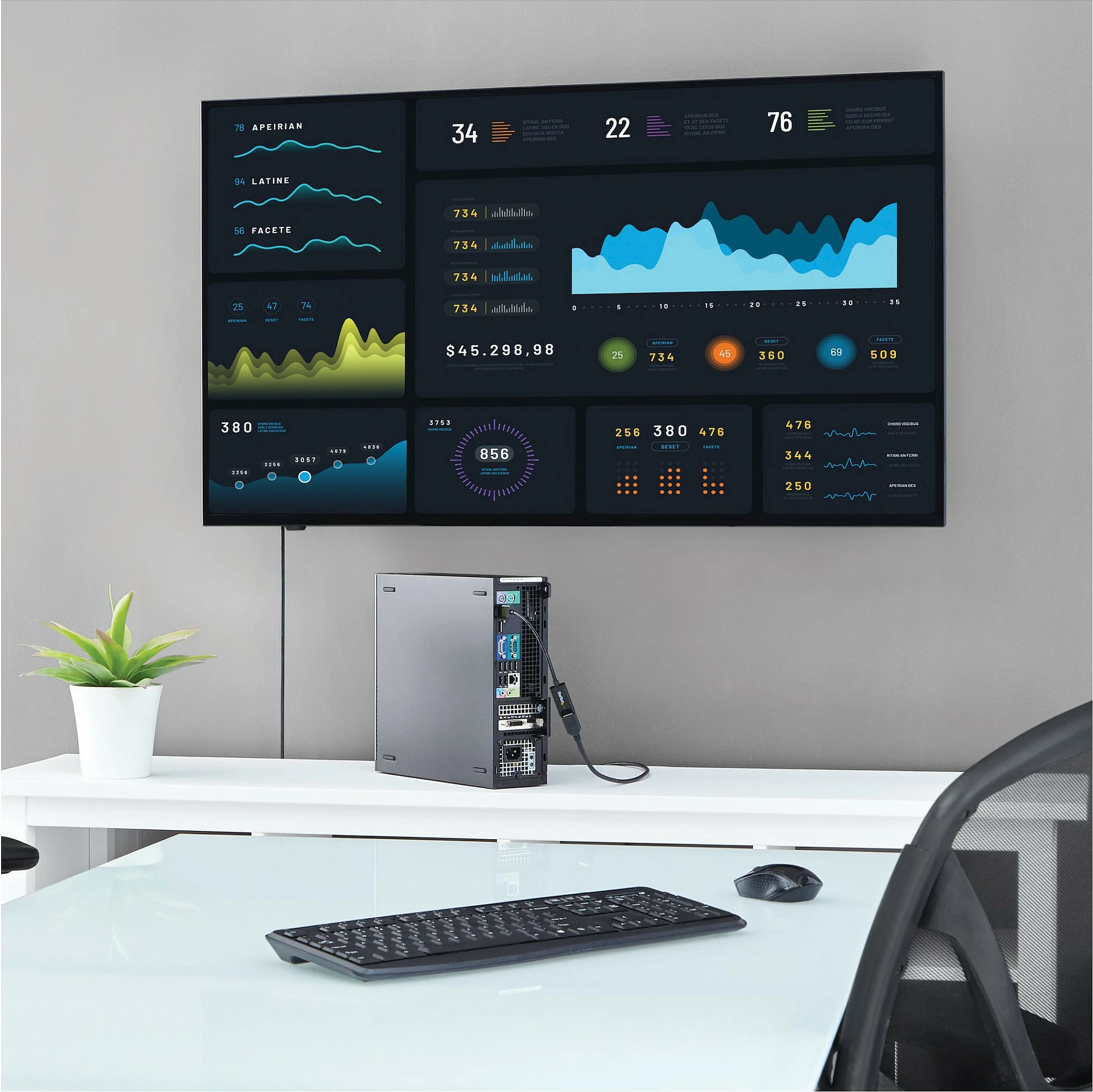 Adapter kabllo StarTech DP2HD4KS DisplayPort në HDMI, 4K 30Hz, 0.15m, i zi