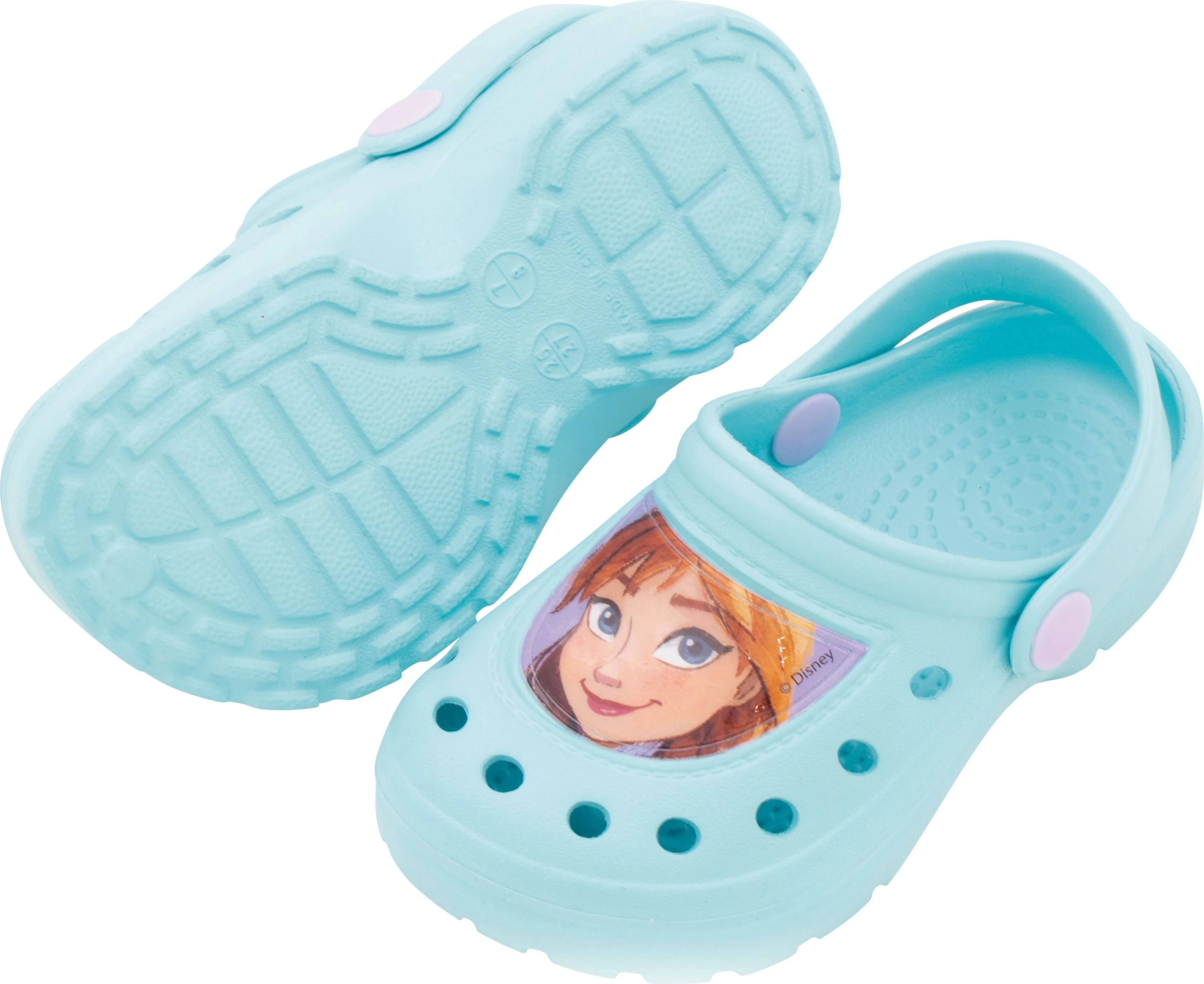 Papuqe Disney Eva Clogs W/Badge Frozen 8318 (Gjelbërt, 22)