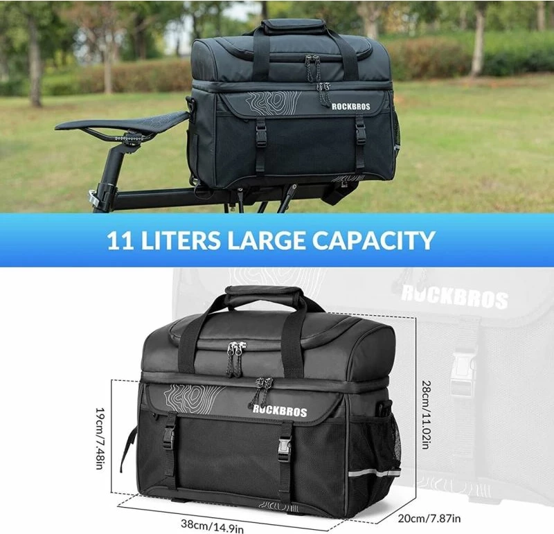 Çantë biçiklete Rockbros, e zezë