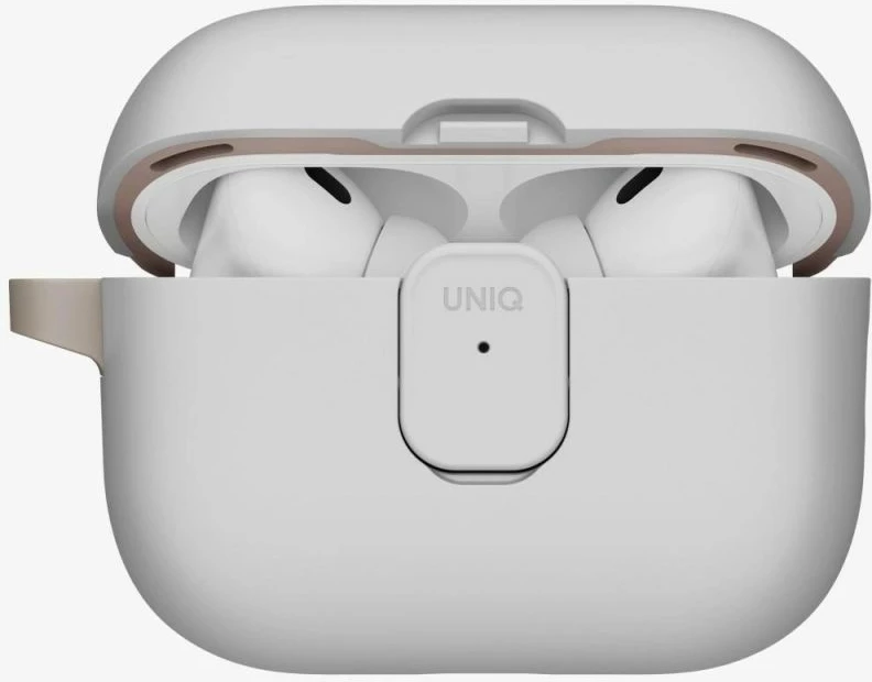 Kutí AirPods Pro 3 Uniq Clyde, gri-bezh