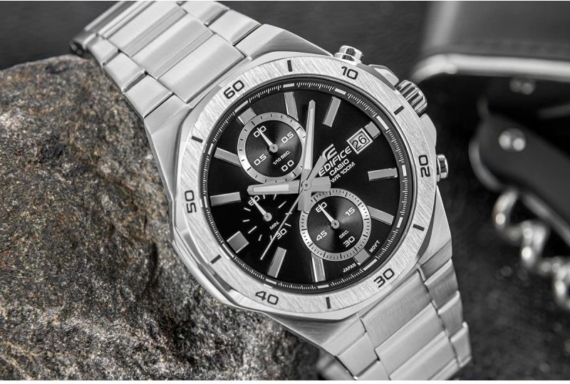 Orë dore për meshkuj Casio, argjend