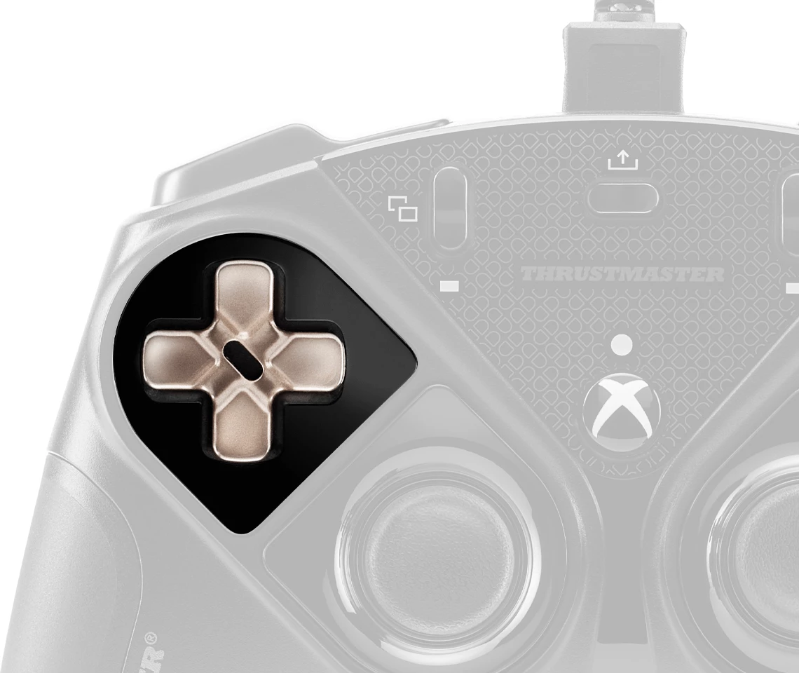Modul D-pad Thrustmaster ESWAP X D4XB për ESWAP X Pro Controller, e zezë/argjendtë, 1 copë