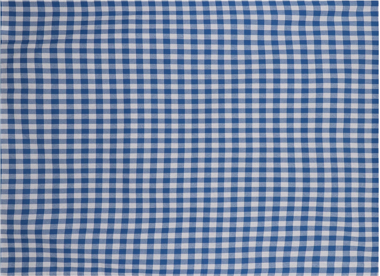 Mbulesë tavoline me katrorë blu, Hermia Concept, 160x220cm