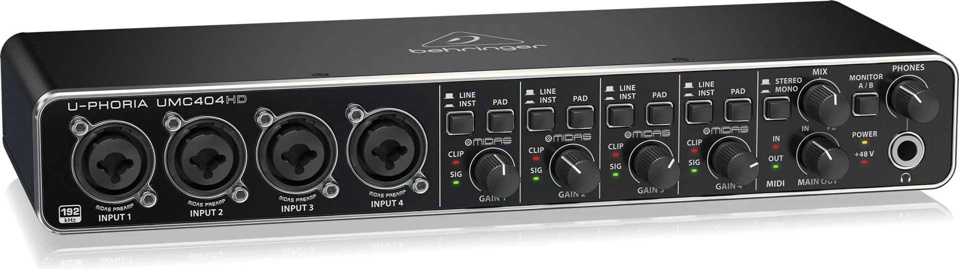 Interfejs audio Behringer UMC404HD, i zi