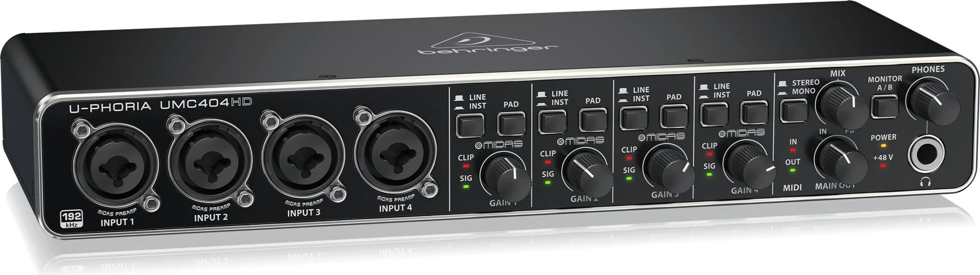 Interfejs audio Behringer UMC404HD, i zi