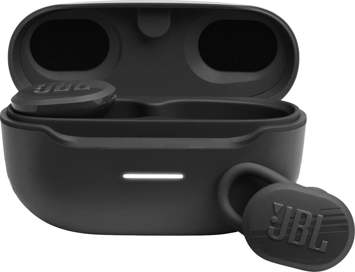 Kufje JBL Endurance Race TWS, Bluetooth 5.2, 30 orë bateri, IP67, të zeza