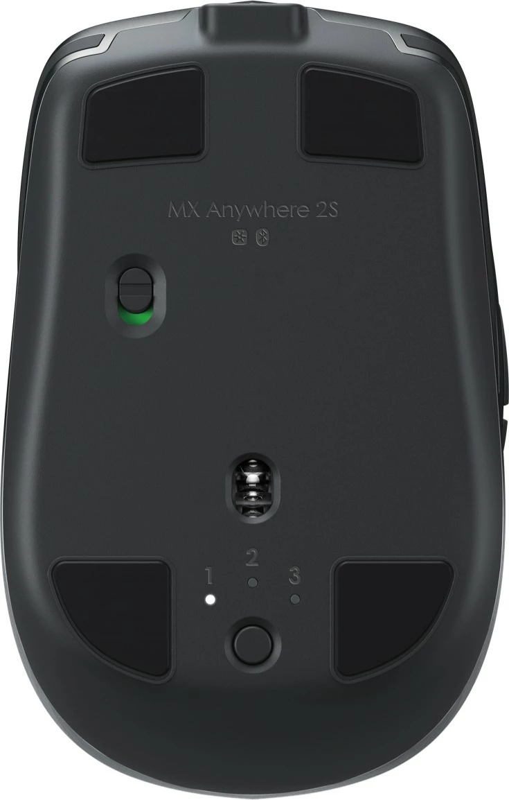 Maus Logitech MX Anywhere 2S, laser, 7 butona, wireless, Bluetooth, grafit