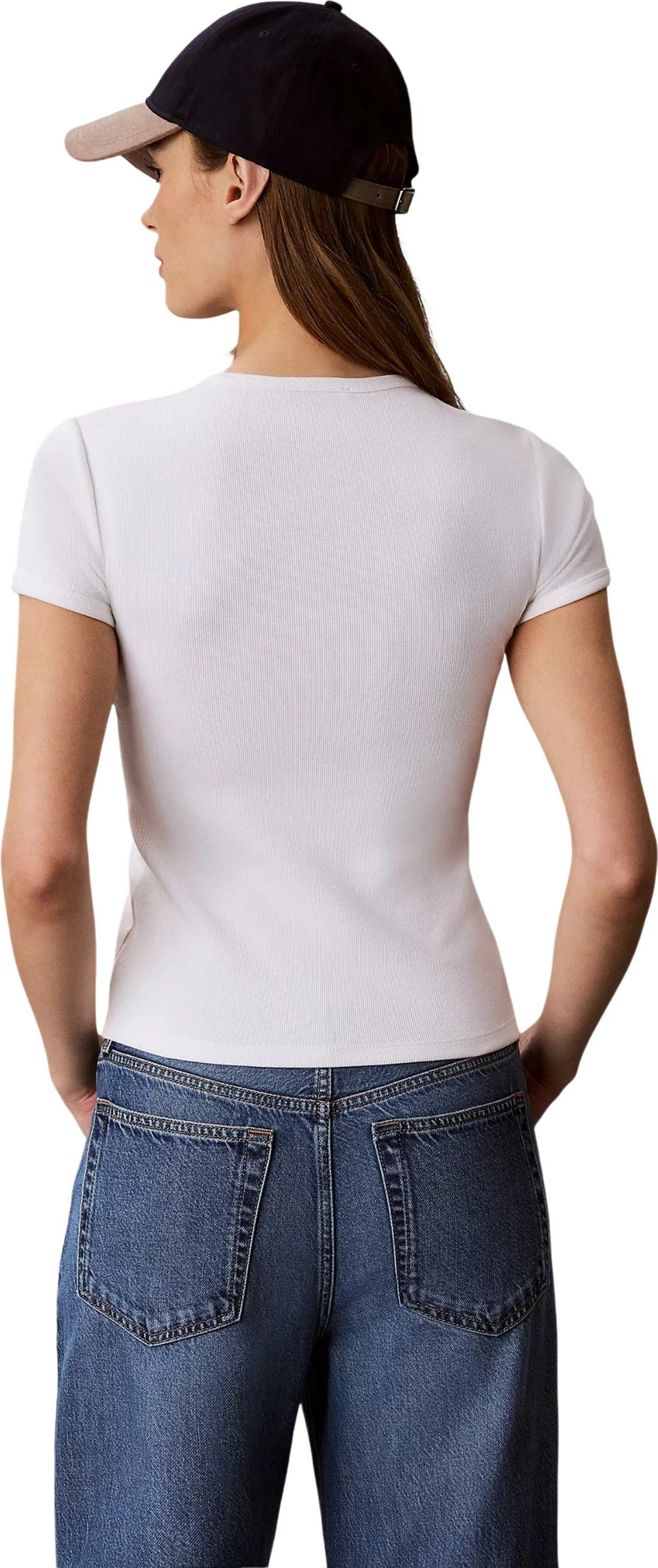 Maicë Calvin Klein Jeans LV047G816G për femra, e bardhë [Madhësia: M]
