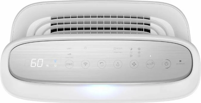 Pastrues ajri Sharp UA-KIN52E-W, me lagështim 2.7 L, për deri 38 m², HEPA & Plasmacluster Ion 25000, i bardhë