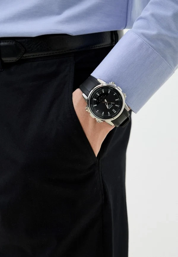 Orë dore Casio AMW-880-1AV, e argjendtë/zezë
