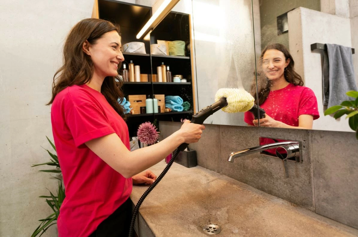 Set mbulesash për grykë dore, Karcher 2.863-344.0, mikrofiber, kompatibile me SC 1–SC 5, 2 copë, bardhë/verdhe