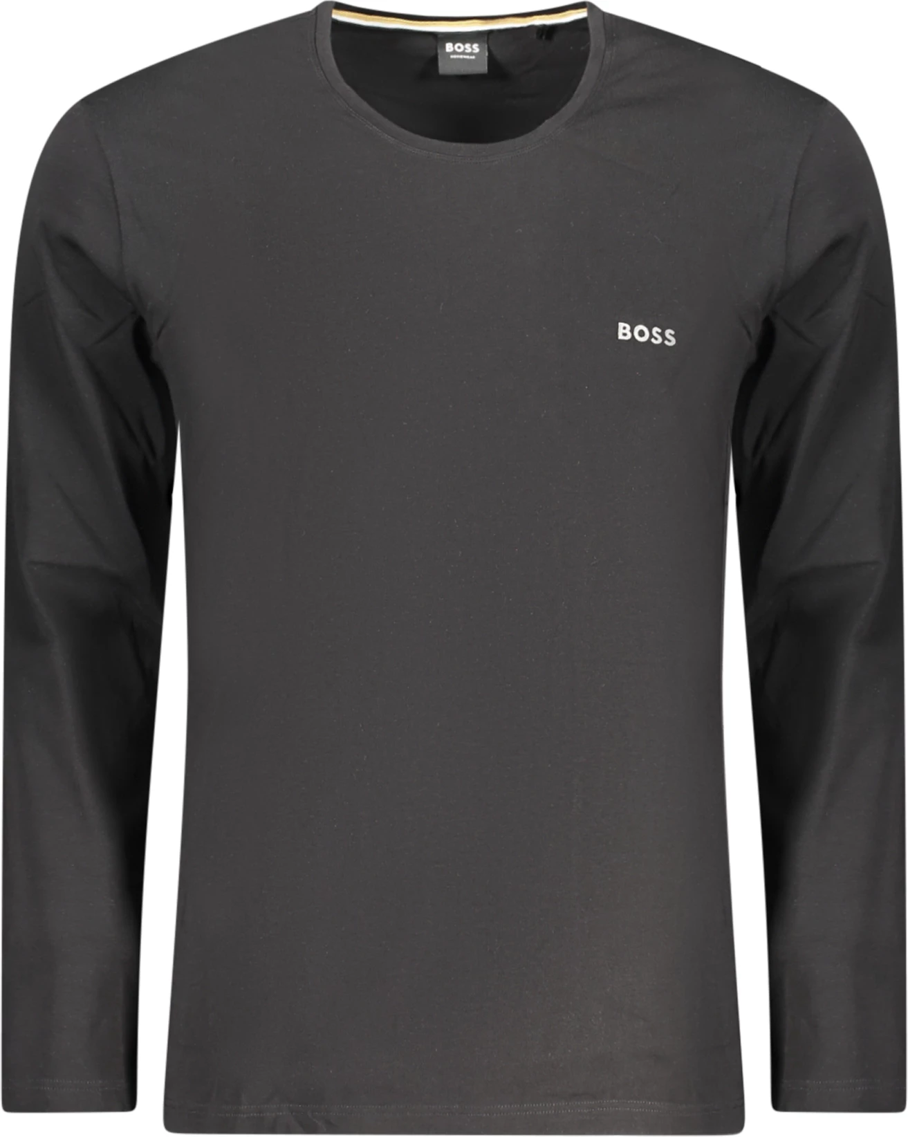 Maicë me mëngë të gjata për meshkuj BOSS, e zezë