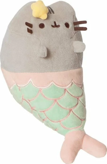 Lodër plush Pusheen Mermaid Mascot me yll, 19 cm, multikolore
