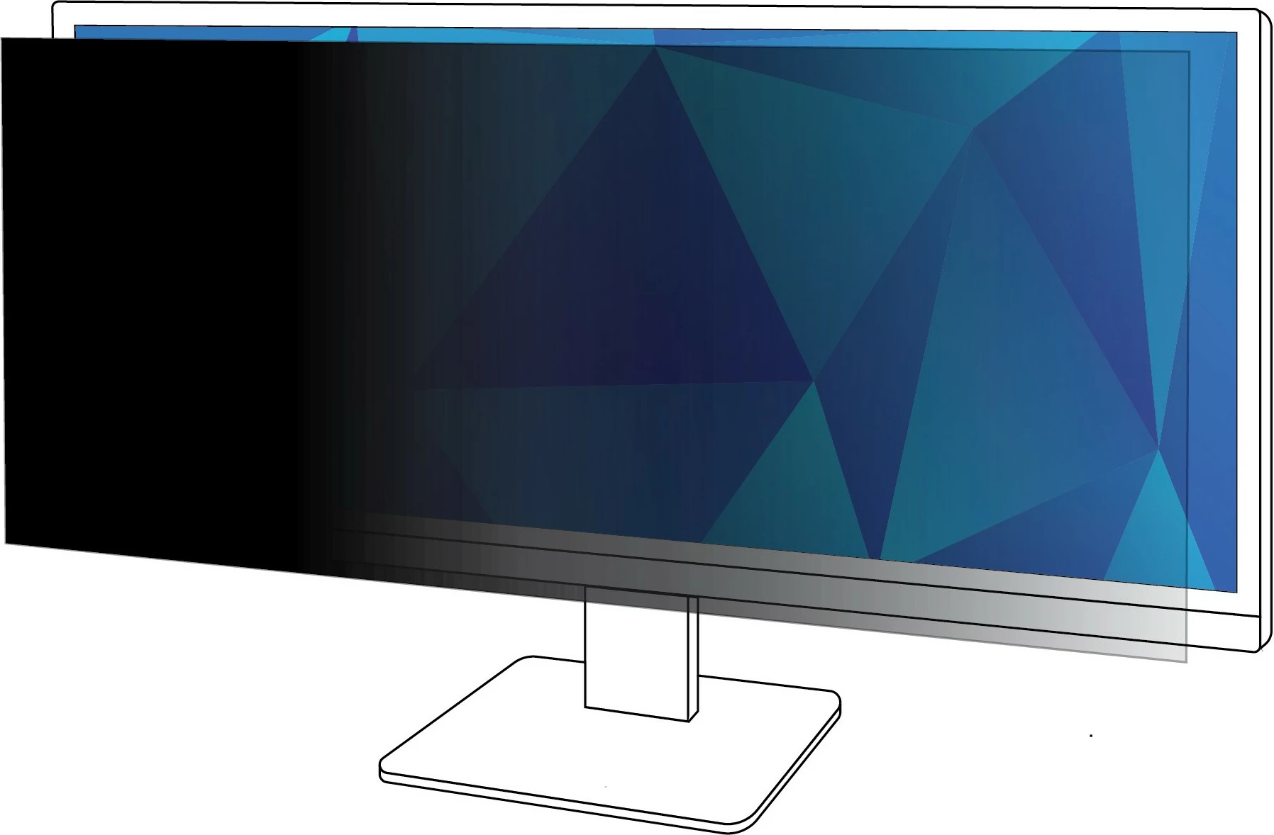 Filtër privatësie 3M PF340W2B për monitor 34.0 inç, 21:9