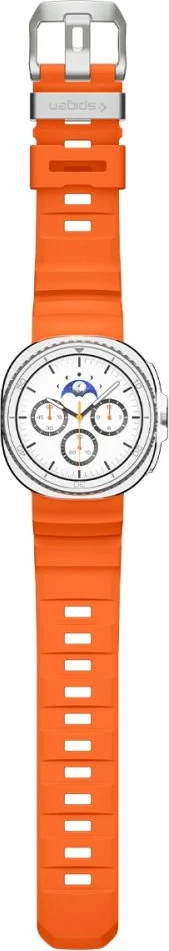 Rrip silikoni Spigen WBS2 për Samsung Galaxy Watch 8/8 Classic 40/44/46 mm, portokalli, 1 copë