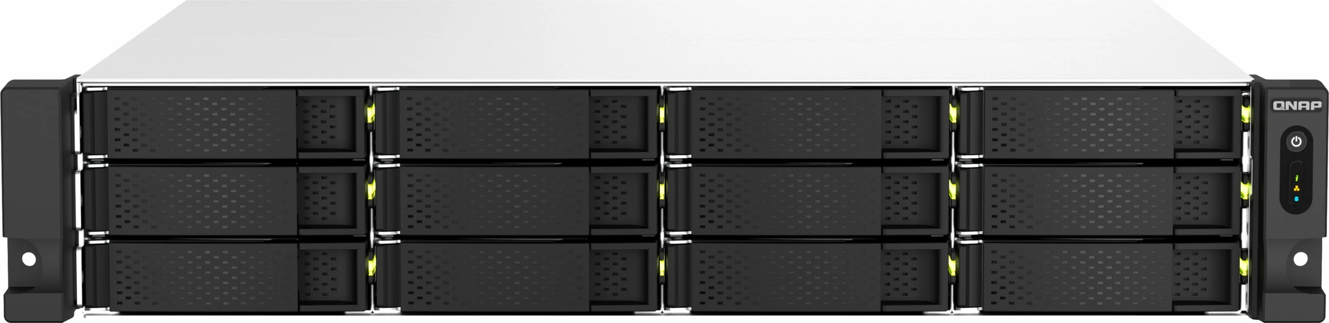 NAS QNAP TS-1264U-RP-8G, 2U rackmount, 12x3.5/2.5 SATA, Intel Celeron N5095, 8GB RAM, 2x300W r PSU