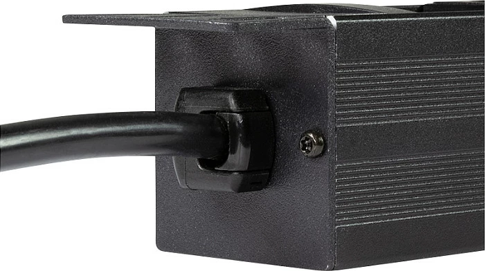 Zgjatues rryme LogiLink, 8-priza Schuko CEE7/3, 2x USB, me mbrojtje nga mbitensioni, e zezë