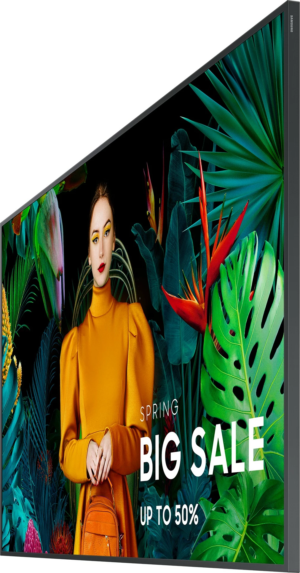 Panel digjital Samsung QB65C, 65", LCD, 4K, Wi-Fi, Charcoal Black