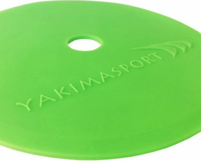 Set Markuesish të Sheshtë për Fushë Yakimasport, 10 copë, të gjelbër