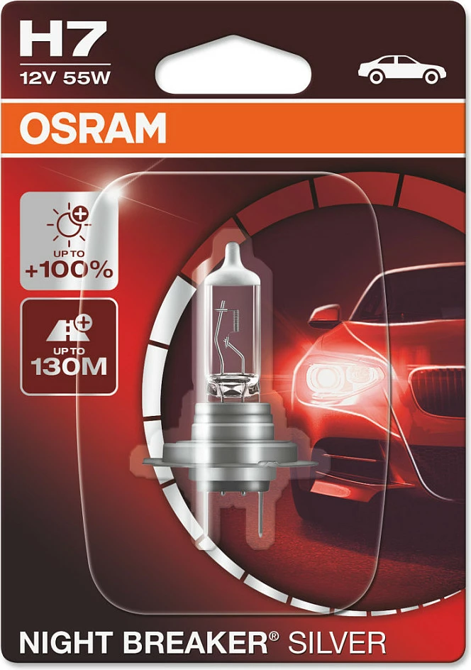 Llambë feneri OSRAM Night Breaker Silver 64210NBS H7, PX26d, 1500 lm
