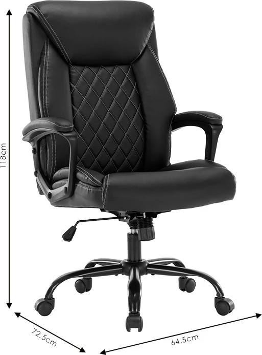 Karrige për zyre Victory, e zezë