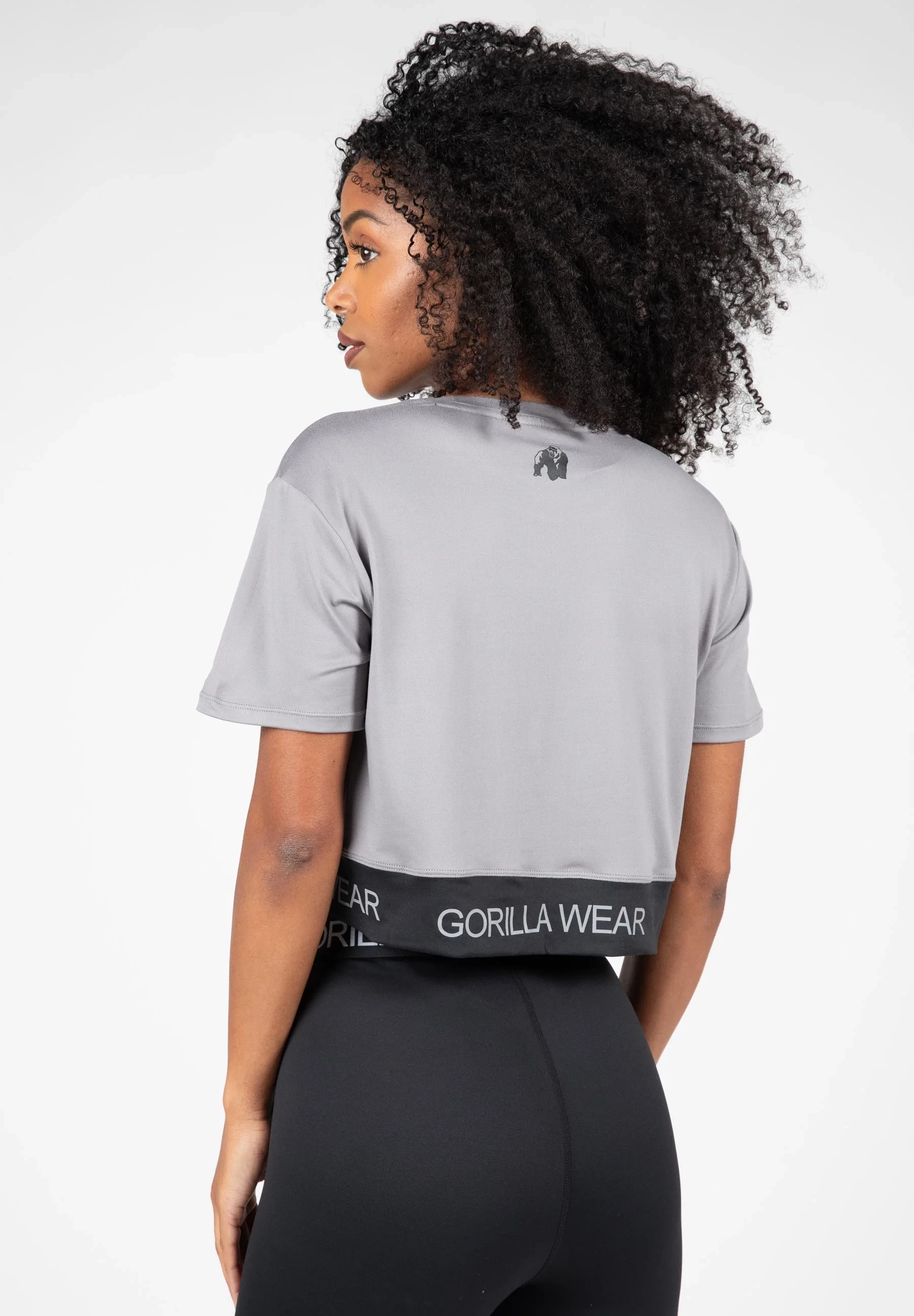 Colby Cropped T-Shirt - Gray [Madhësia: XS]