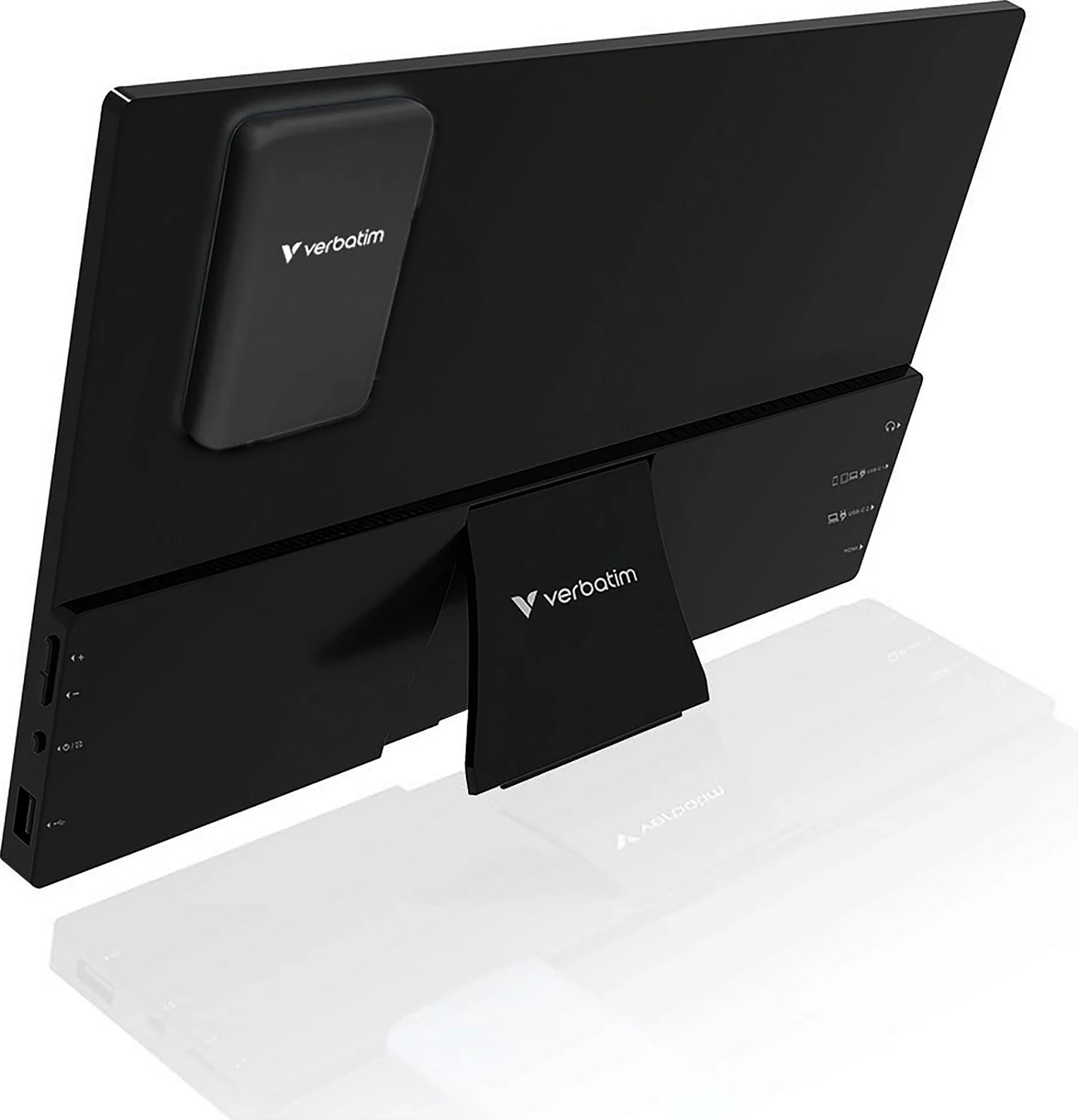 Monitor portativ Verbatim 13.3" WUXGA 1920x1200, IPS, touchscreen, HDR, USB-C/HDMI, i zi