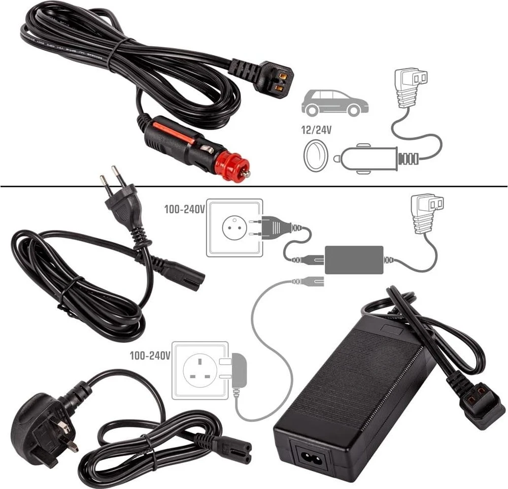 Frigoriferi portativ Yolco BCX 40, ngjyrë grafit