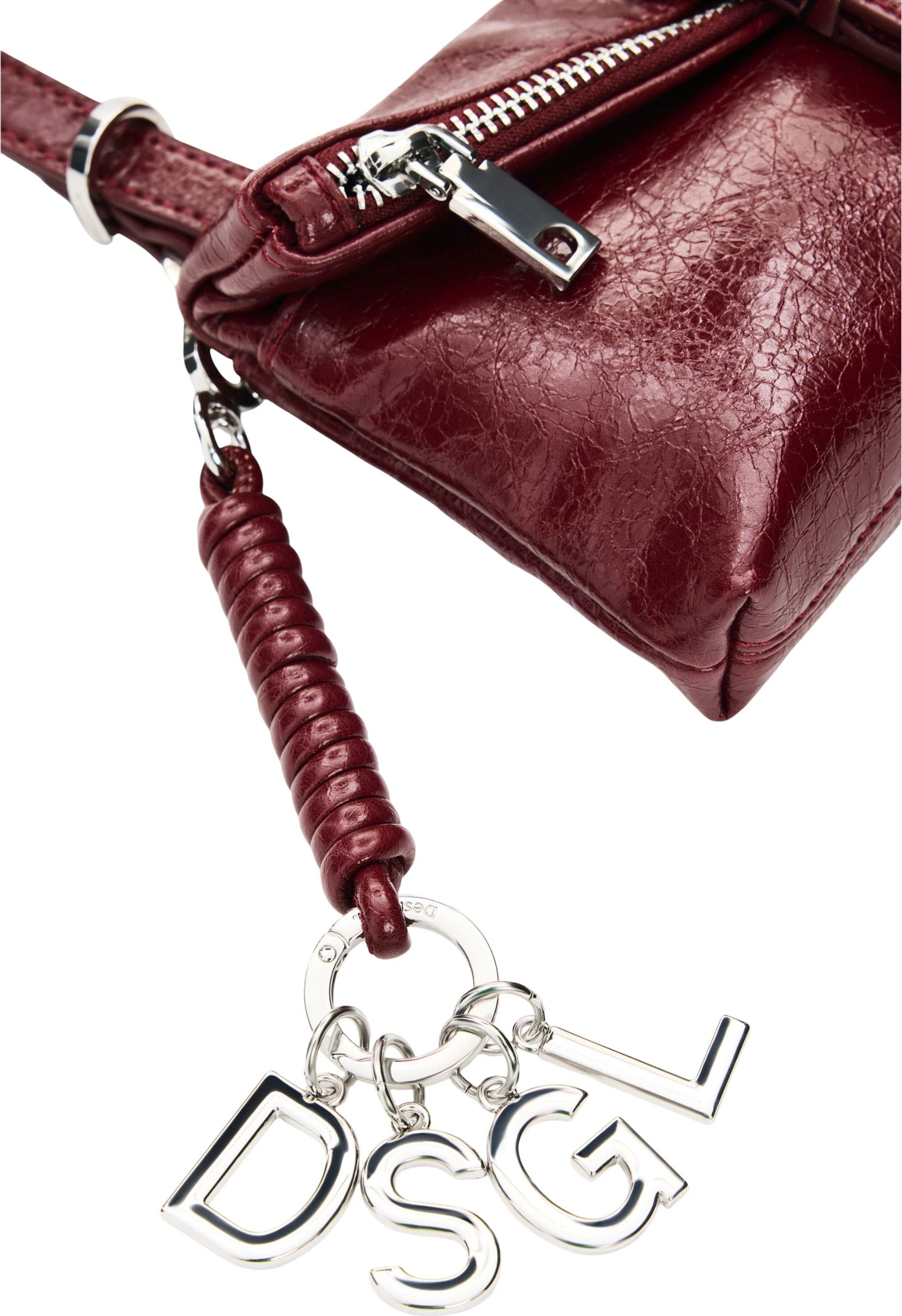 Kuletë clutch për femra Desigual MONE_HALF LOGO CLUTCH MI 26WAYP06, e kuqe