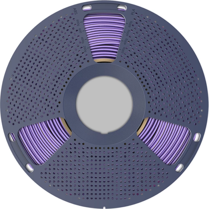 Filament 3D Sunlu PLA+ Silk Tri-Color PLA+ Silk TC B Go Pu, Multi Color, për printerë FDM, zi/ari/vjollcë