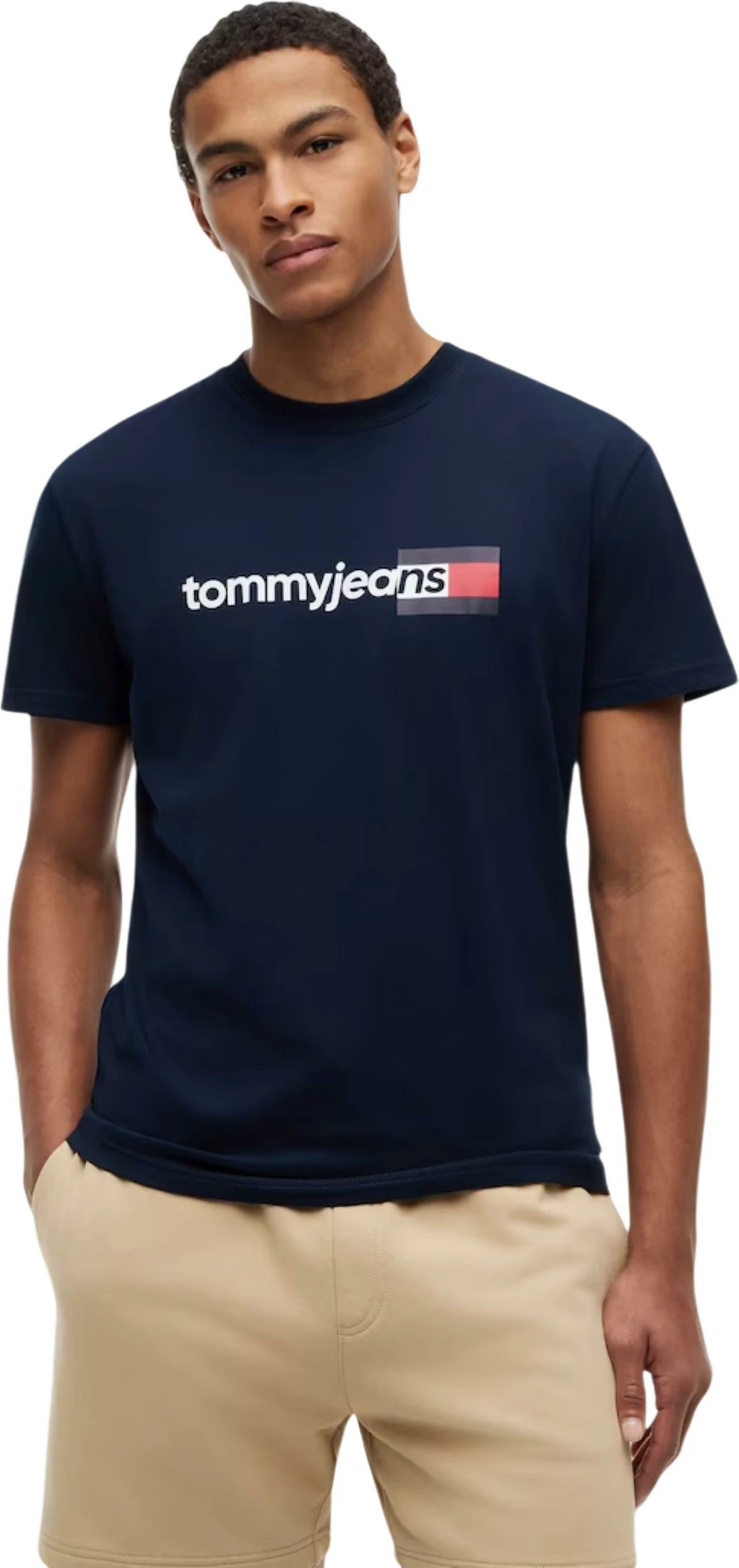Maicë për meshkuj Tommy Hilfiger Jeans DM0DM23406, kaltër e errët