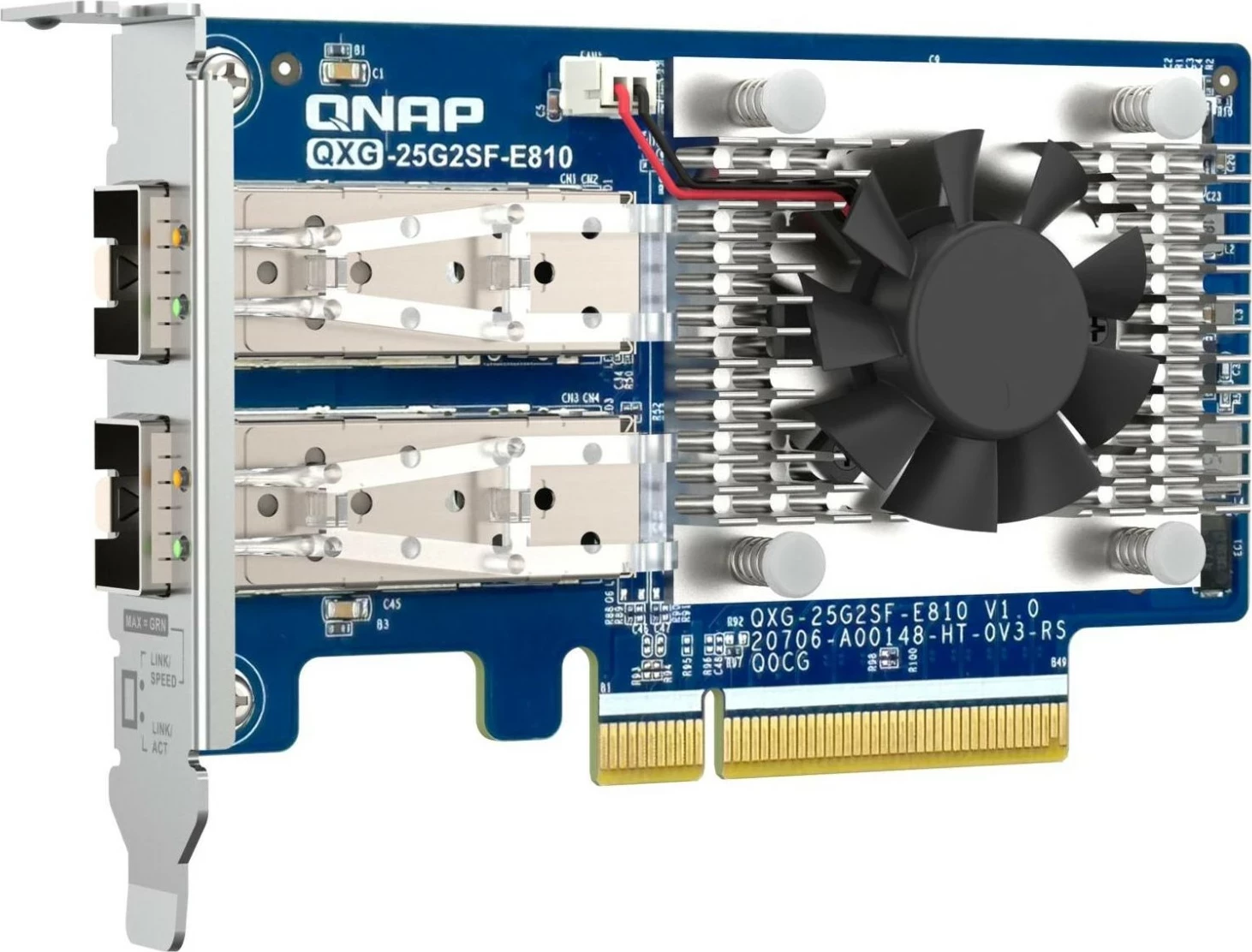 Kartë rrjeti Qnap QXG-25G2SF-E810, 2 porta, 25GbE, PCI-E