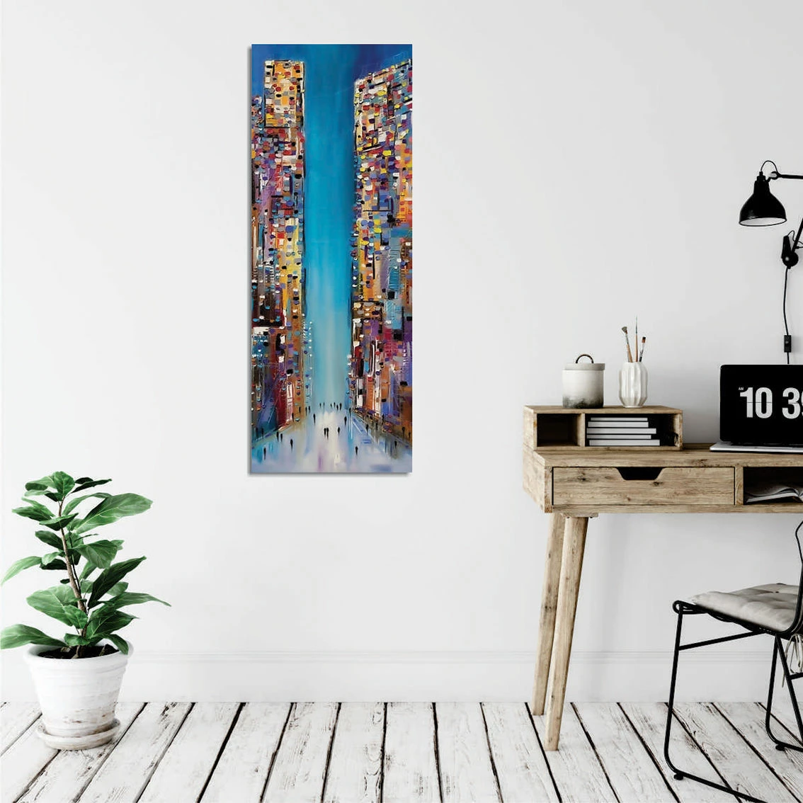 Pikturë dekorative në kanavacë, shumëngjyrëshe, PC321, 30x80cm