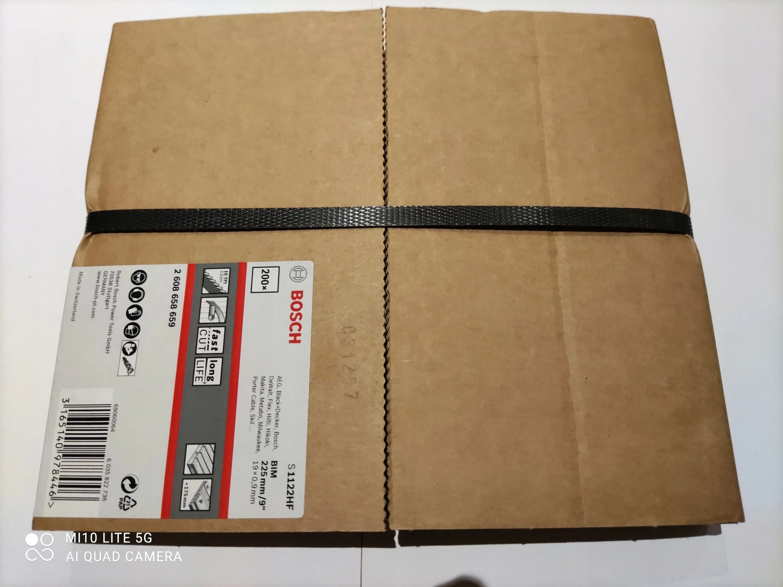 Teh sharrë reciproke Bosch S1122HF 225 mm Bi-Metal për dru/metal, set 10 copë