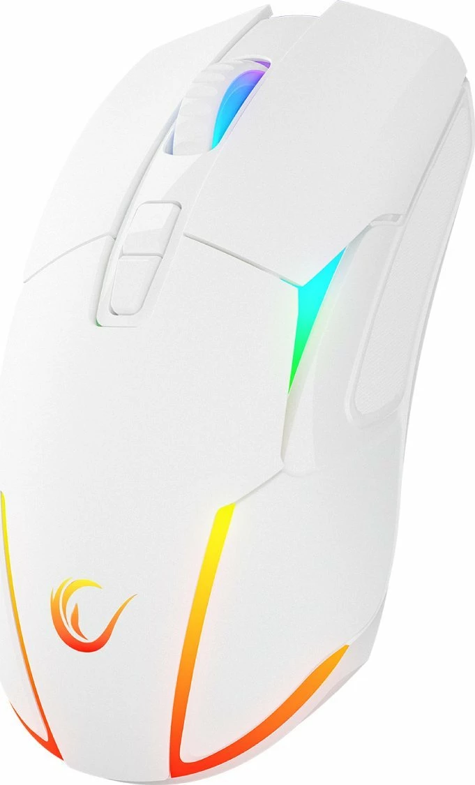 Maus Rampage Nova M4 NOVA M4-WHITE 800-4800 DPI RGB, i bardhë