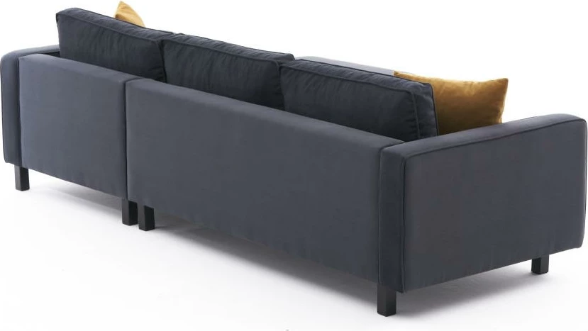 Këndore Atelier del Sofa, kadife, e djathtë, anthracite