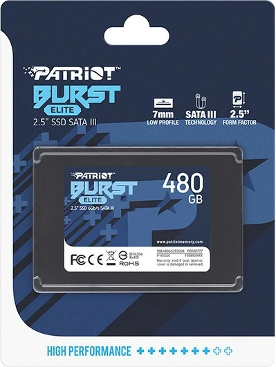 SSD Patriot Burst Elite 480GB, 2.5", SATA III, i zi