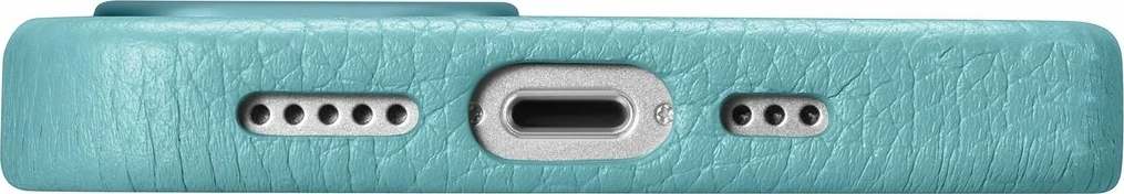 Mbështjellës iCarer Litchi Premium për iPhone 14 Plus me MagSafe, Lëkurë, Gjelbër