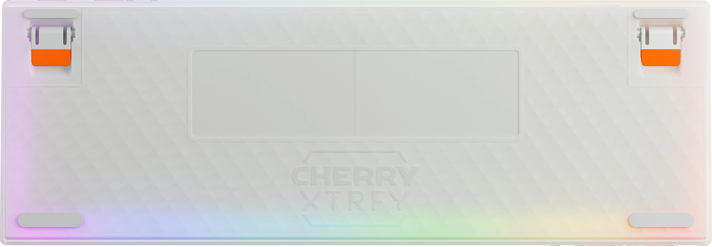 Tastierë gaming Cherry K5 Pro, 65%, RGB, 8000Hz, QWERTZ, Bardhë/Portokalli