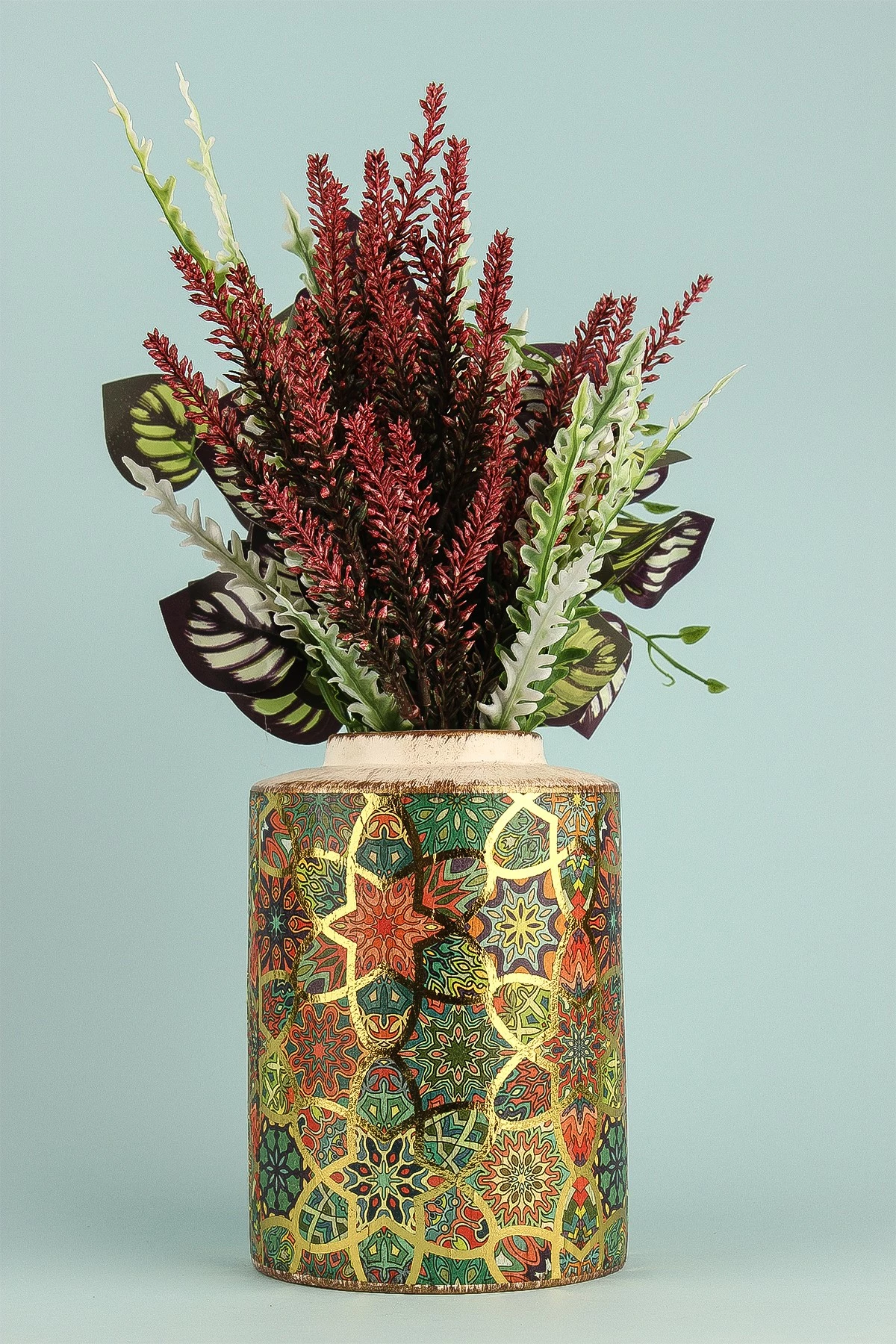 Vazo dekorative, shumëngjyrëshe, Evila Originals, YL731