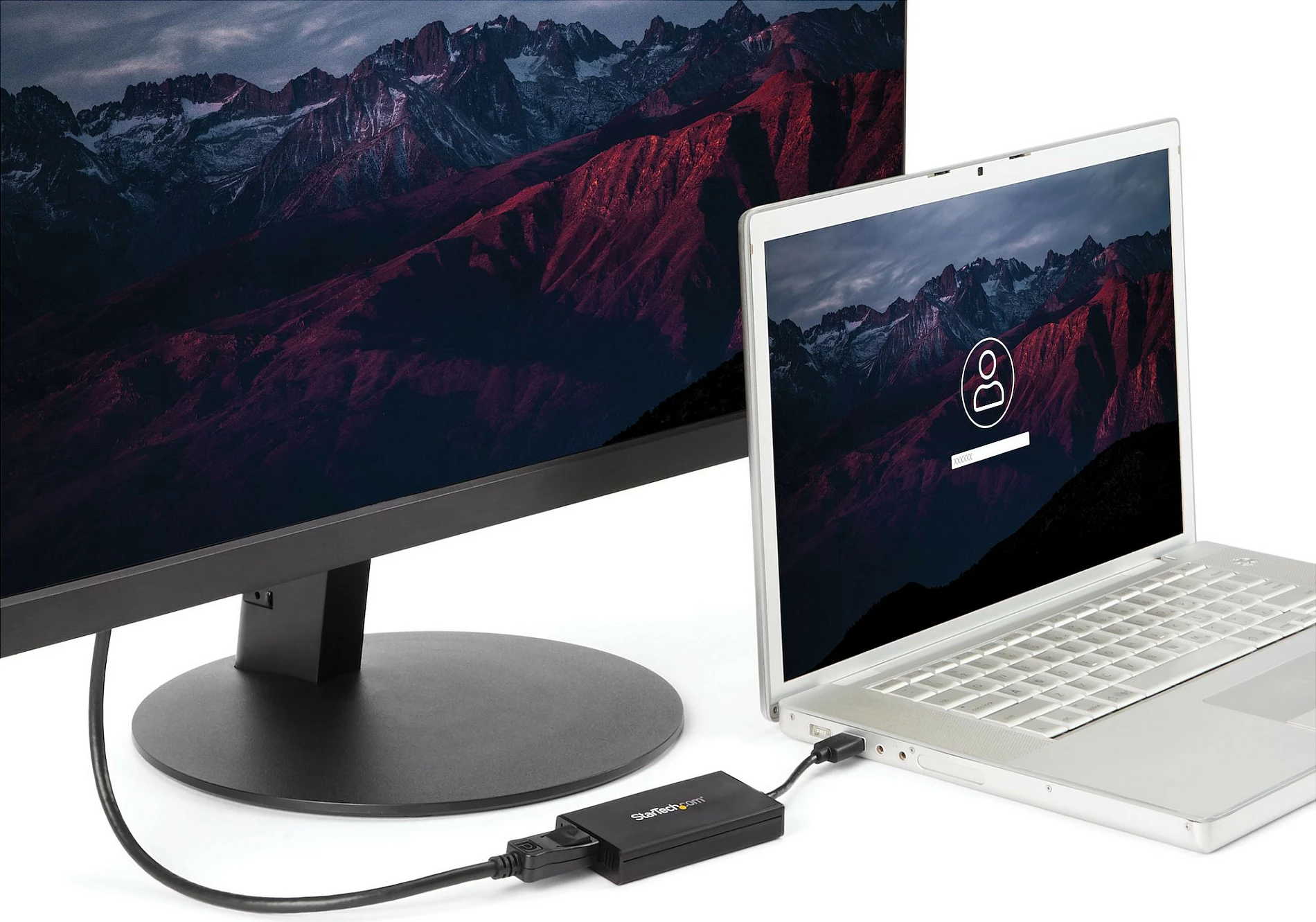 Adapter USB 3.0 në DisplayPort StarTech USB32DP4K, 4K 30Hz, DisplayLink, i zi