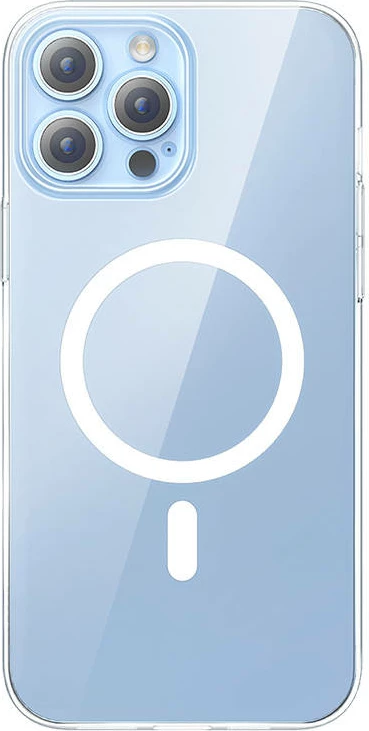 Mbështjellës Baseus Magnetic Crystal Clear për iPhone 13 Pro, transparent, me xham të fortë dhe set pastrimi