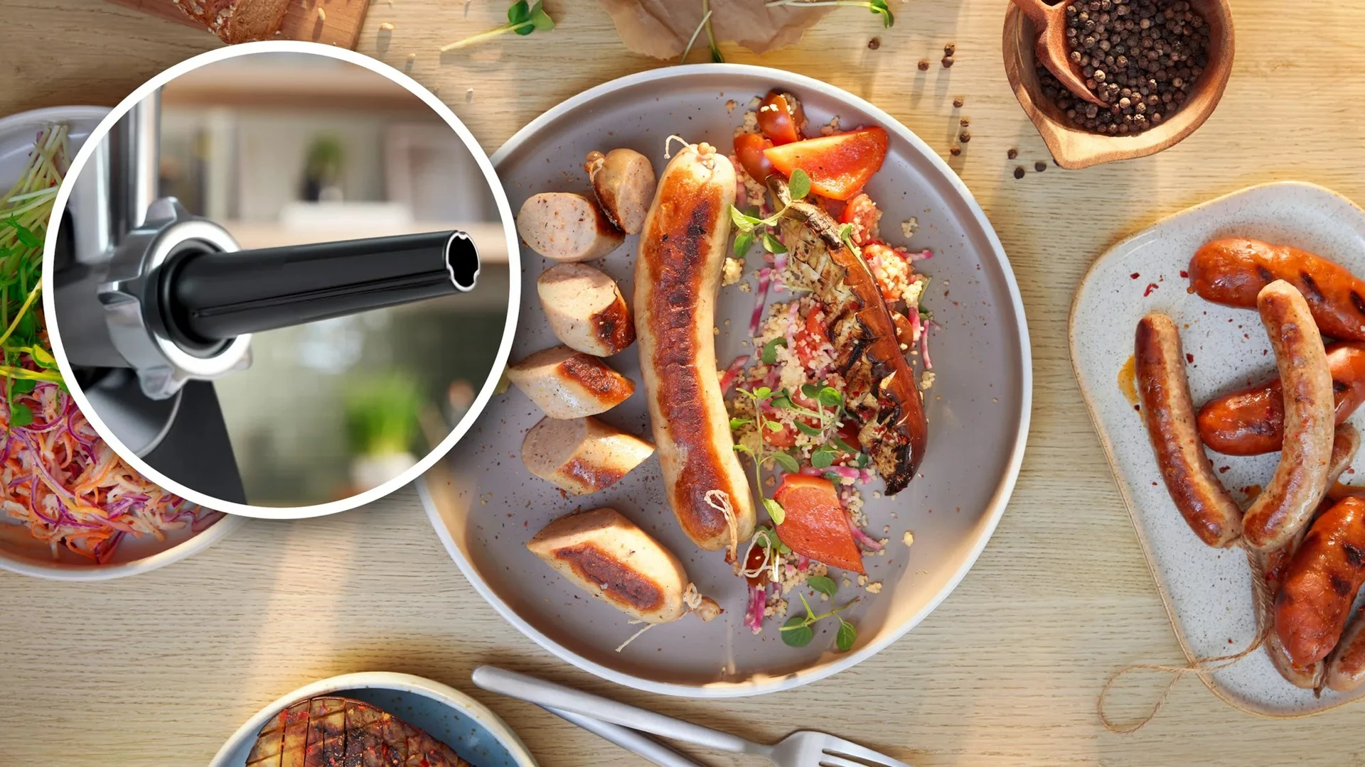 Mulli elektrik BOSCH Serie 4 MFWS450B, 500 W, i zi, me aksesorë